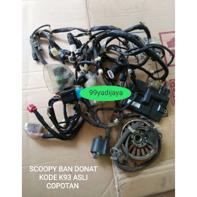 acg pengapian full set/kabel body set+ECU kuil sepul mahnit set Scoopy 2018/2019 kode K93 original c