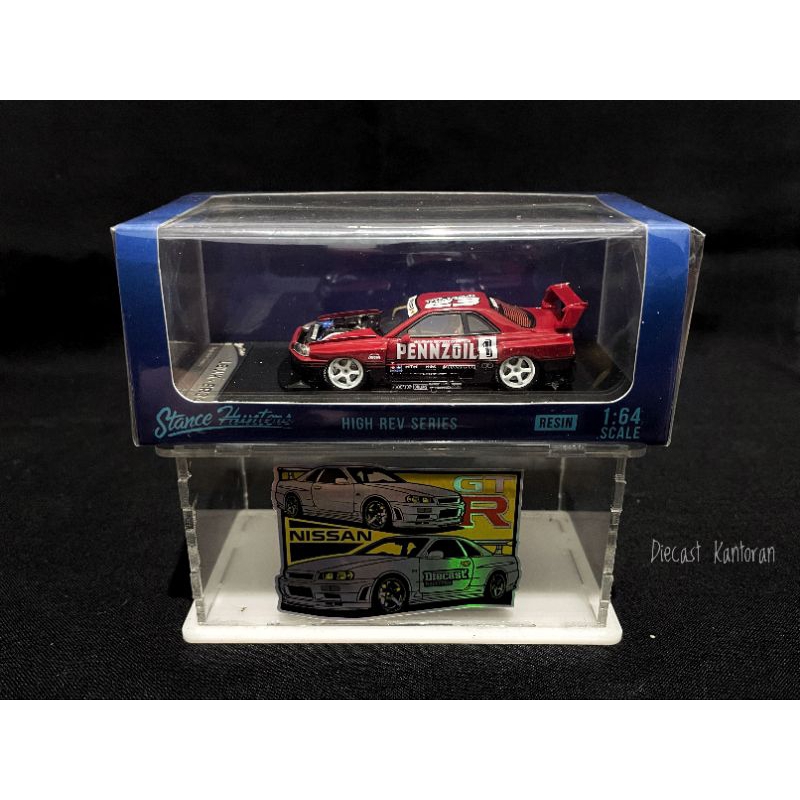 Stance Hunter LBWK Nissan Skyline ER34 Penzoil Transparant Engine Resin