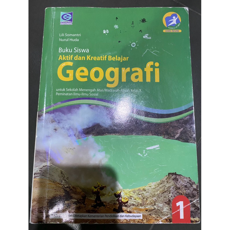 

PRELOVED BUKU SISWA AKTIF DAN KREATIF BELAJAR GEOGRAFI SMA KELAS 10 KARANGAN LILI SOMANTRI DAN NURUL HUDA
