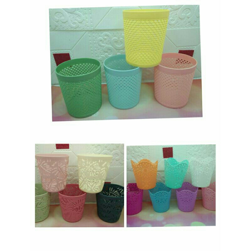 

keranjang / tempat pensil, pena, cosmetik serbaguna