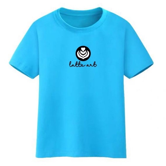 TERBARU PROMOCD Kaos Anak Kaos DTF Anak Kaos Pendek Anak Atasan Pendek LATTE ART 81