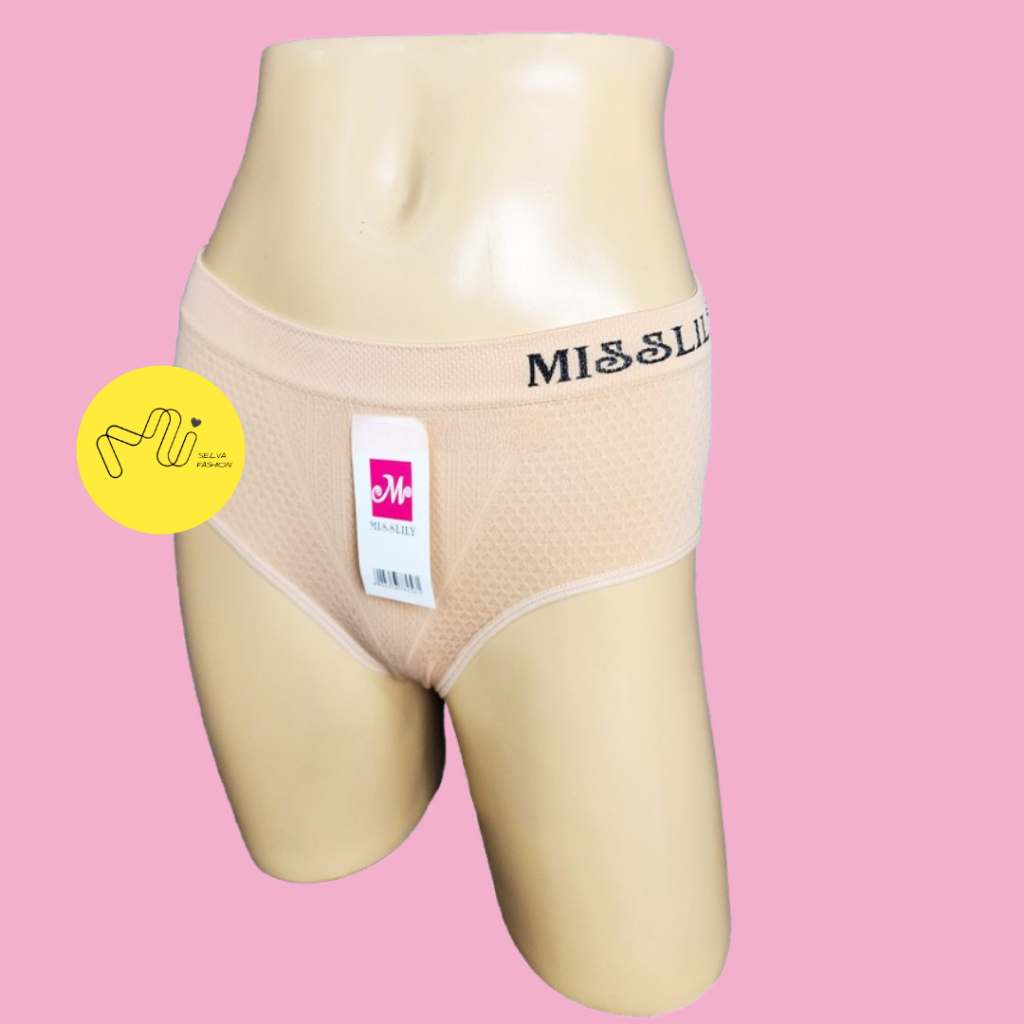 PROMO 3,6 Pcs CD Rajut Wanita MISSLILY / Celana Dalam Wanita Import Terbaru