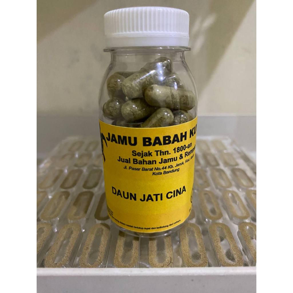 

Jamu Babah Kuya - Daun Jati Cina (50 Kapsul) Herbal