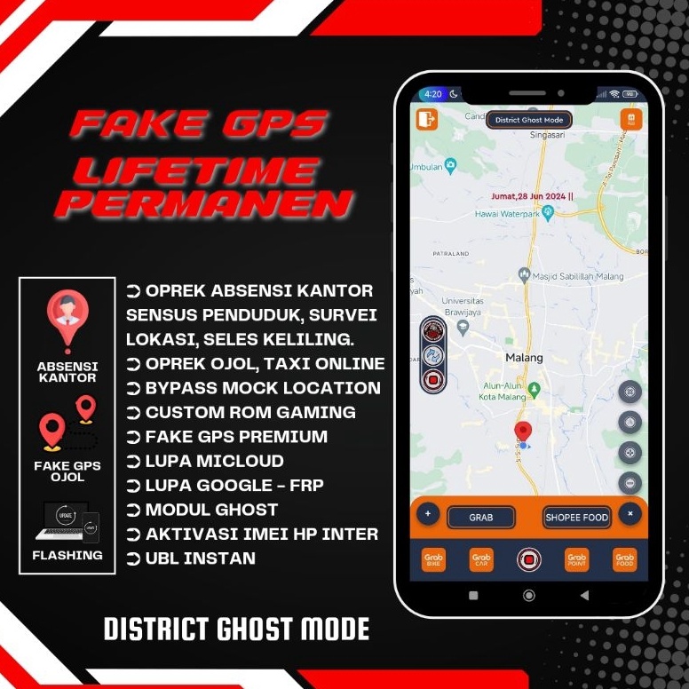 KODE C14E FAKE GPS LIFETIME