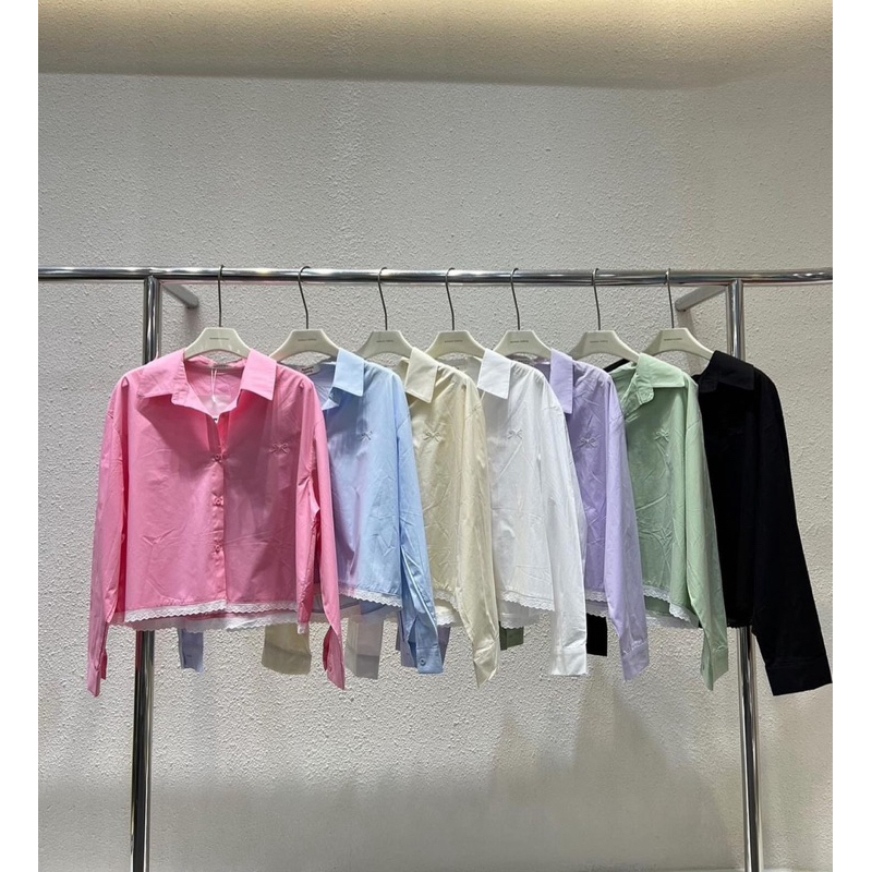 READYSTOCK Wanwan top tangan panjang 6132 import bangkok