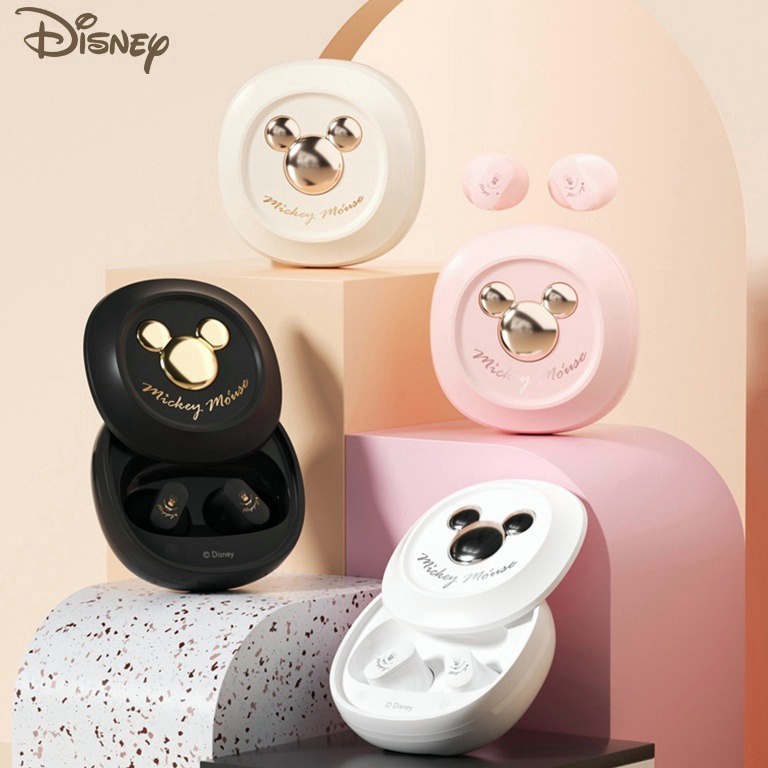 KODE A76Y Disney tws D68 Wireless Earphone Bluetooth Earbuds Smart Touch Gaming Headset Low Latency 