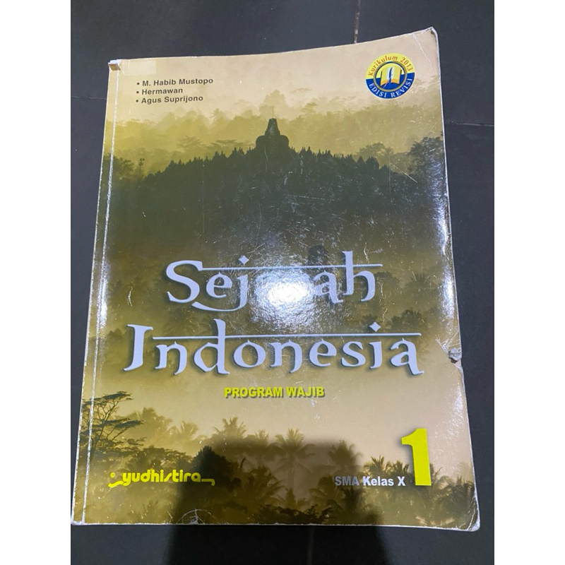 

PRELOVED BUJU SEJARAH INDONESIA PROGRAM WAJIB SMA KELAS X KARANGAN M.HABIB, HERMAWAN, DAN AGUS SUPRIJONO