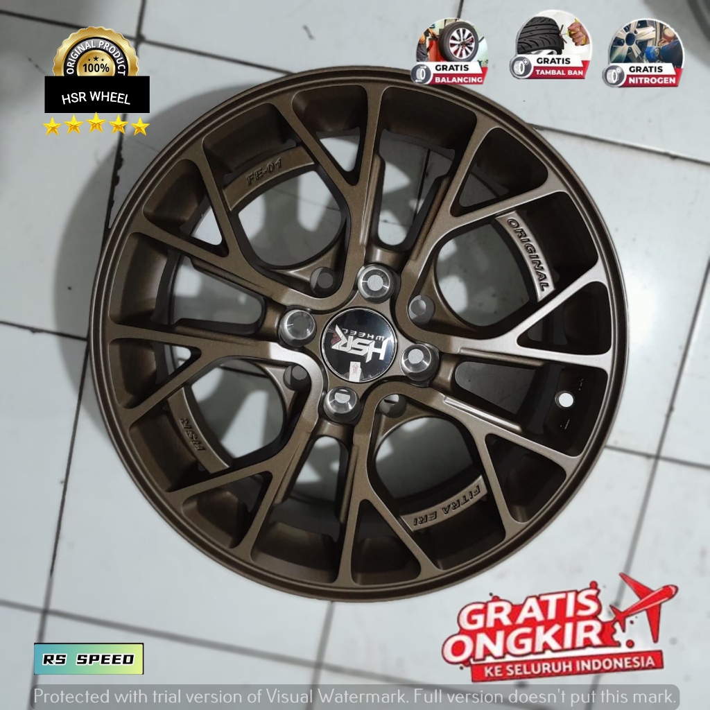 Pelg Velg Mobil Racing HSR Untuk Great Corolla, Greco, Ist, Soluna, Starlet, Valco, Vios, Vios New, 