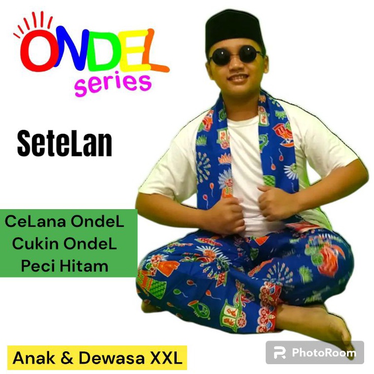 KODE M79T Celana OndeL  Cukin OndeL  Peci Hitam  ANAK  DEWASA