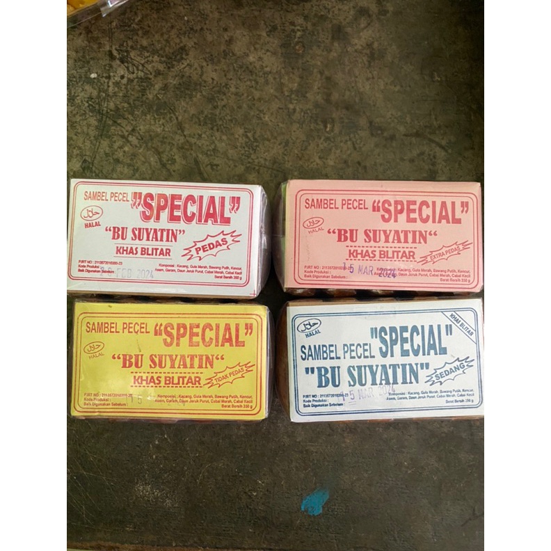 

TERDAHSYAT SAMBEL PECEL SPECIAL BU SUYATIN 3GR KHAS BLITAR KIRIM EXP TERBARU