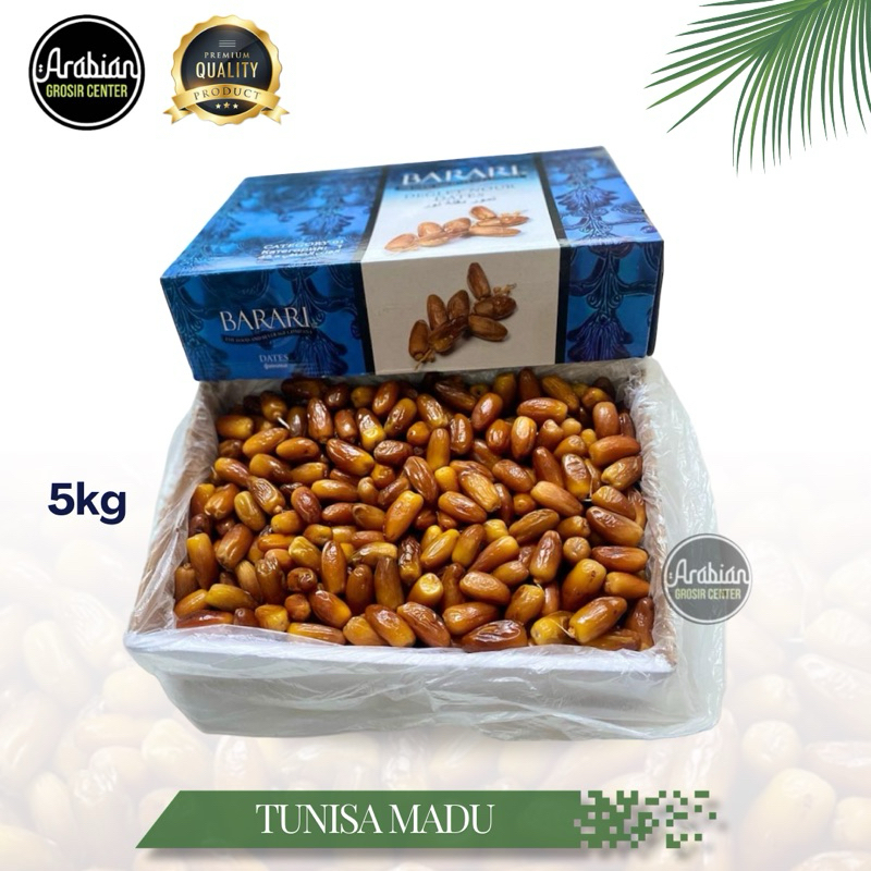 

kurma Barari Tunisia Madu 5 KG | Barari Deglet Nour Dates / Algeria
