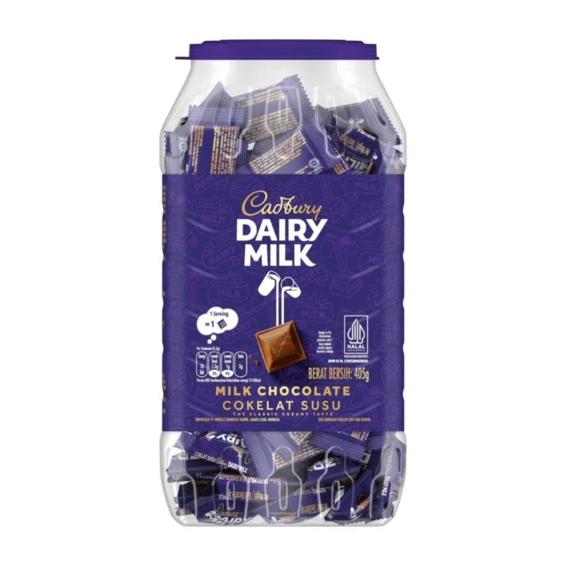 

Cadbury Dairy Milk Chocolate Neaps Jar 405gr - Cadbury Toples