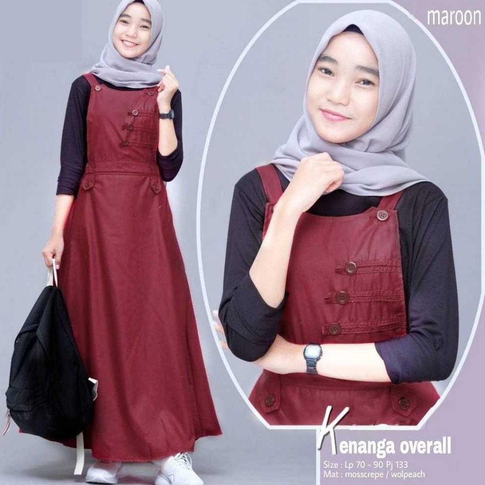 KODE D22R KENANGA OVERALL  OVERALL TRENDING  OERALL REMAJA  GAMIS OVERALL KENANGA  GAMIS REMAJA SIMP