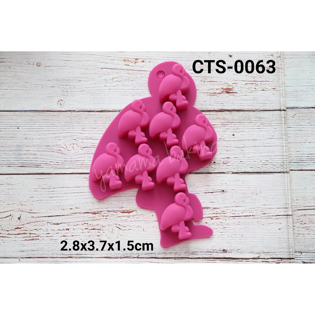 UNIK CTS63 Cetakan silikon coklat fondant pudding turkey kalkun ayam