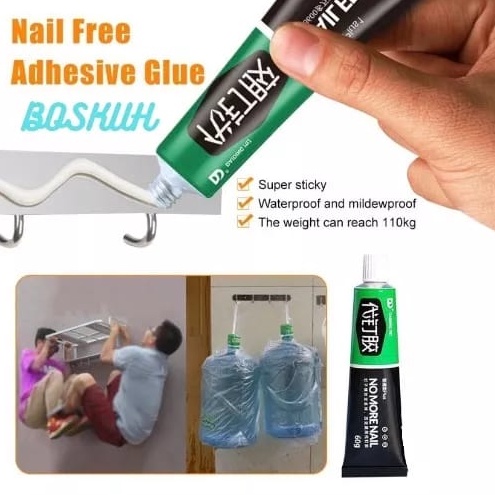 

LIMIT Lem no more nail Super Kuat Perekat Dinding Nail Free Glue Serbaguna