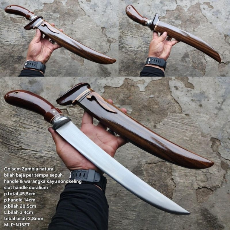asli baja per pisau Zambia kayu sonokeling