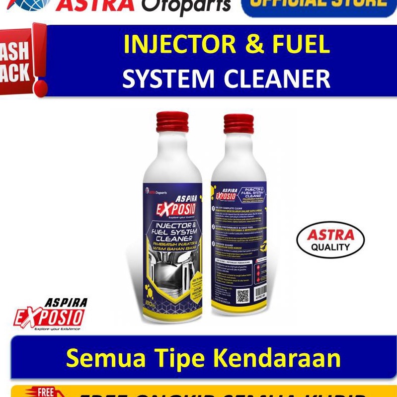 KI3 Aspira Exposio Injector  Fuel System Cleaner for Mobil Bensin 18 mL AEIFSC18