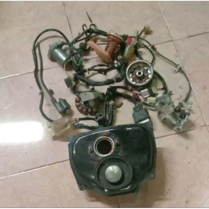 ACG ECU pengapian full sett beat fi starter kasar stater kasar original copotan