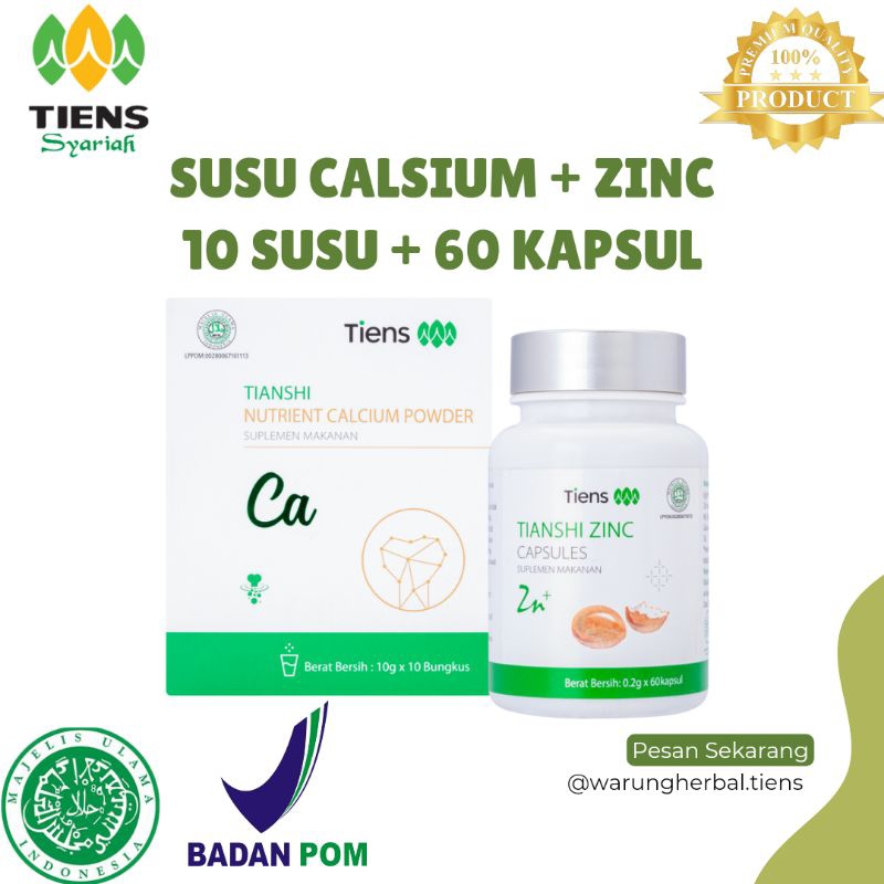 

Susu Calsium Tiens Peninggi Badan Remaja Dan Dewasa