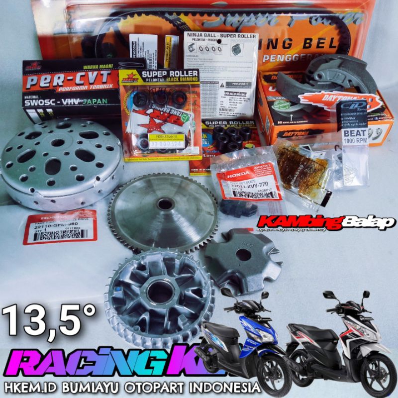Paket Kirian CVT Vario 110 Karbu Mangkok Custom Anti Gredek Vario110 CBS Techno KVB