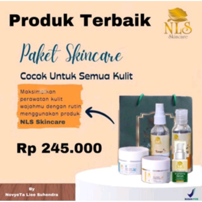 PAKET GLOWING NLS SKINCARE NLS BEAUTY SKINCARE BPOM