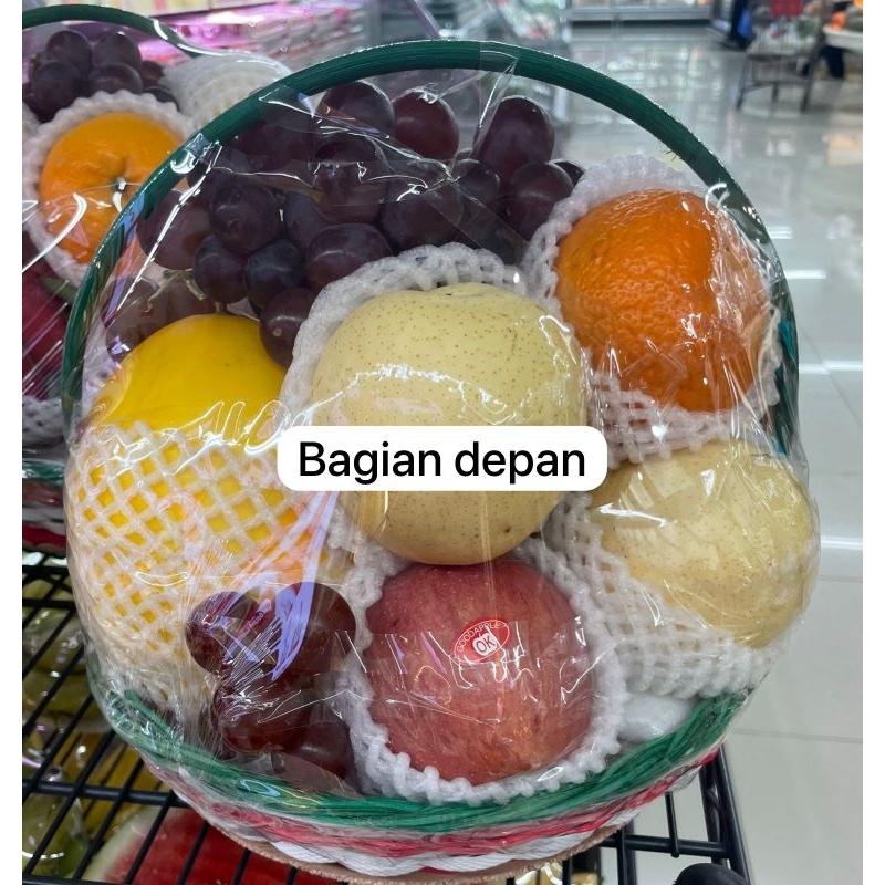

parcel buah segar keranjang mix buah pengiriman GOJEK INSTAN