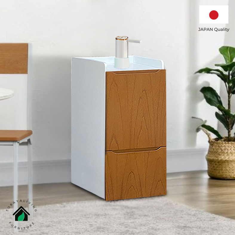 Toraya Lemari Galon Air Minum/ Tempat Galon Estetik/ Lemari Dispenser Galon Bawah/ CA-76WDC WHNA