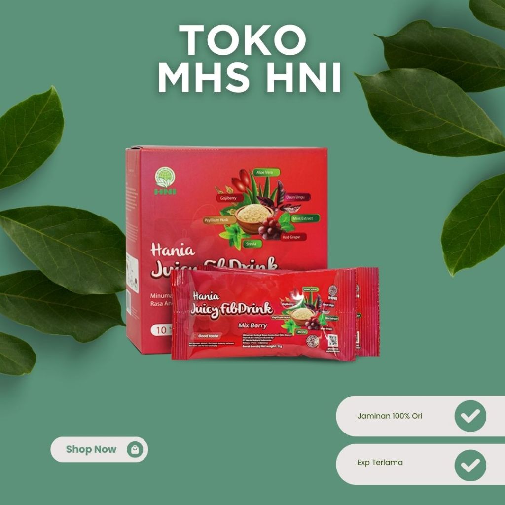 

Hania Juicy Fibdrink HNI pengganti stimfibre hijau terbaru