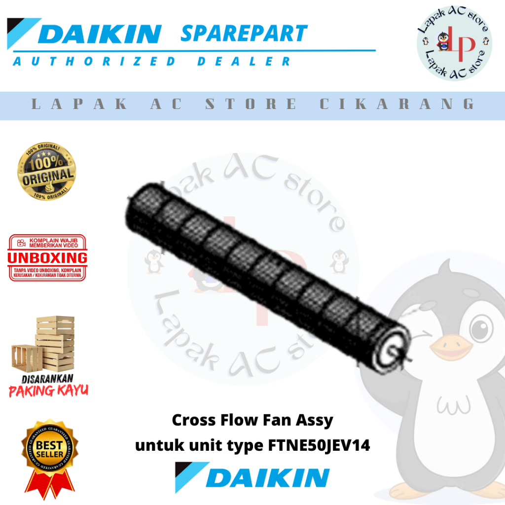 Blower Indoor AC DAIKIN Thailand 2 PK FTNE50JEV14