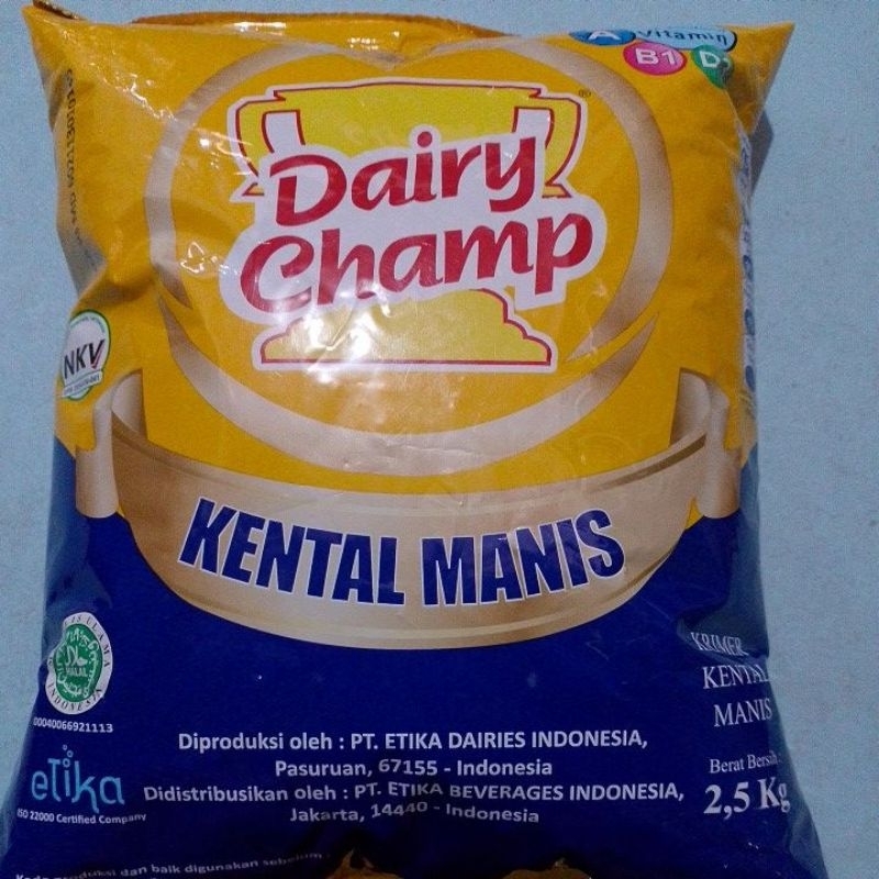 

Dairy Champ Kental Manis Krimer 2.5kg