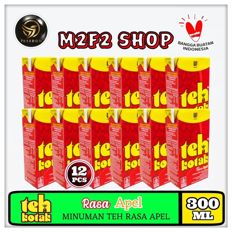 

Teh Kotak Ultra Rasa Apel | Apple Tea - 300 ml (Kemasan 12 Pcs)