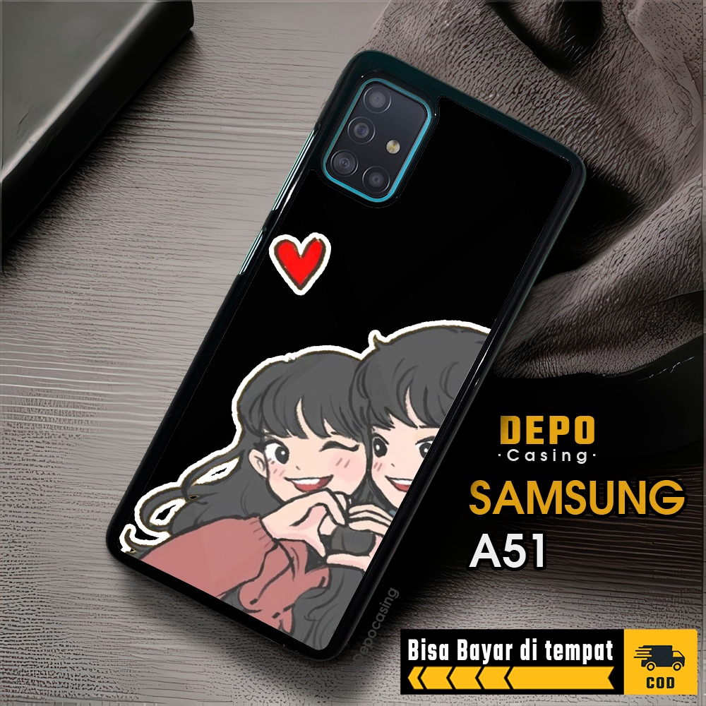 Case Samsung A51 Casing Samsung A51 Casing Depo Casing [COUPLE] Case Glossy Case Aesthetic Custom Ca