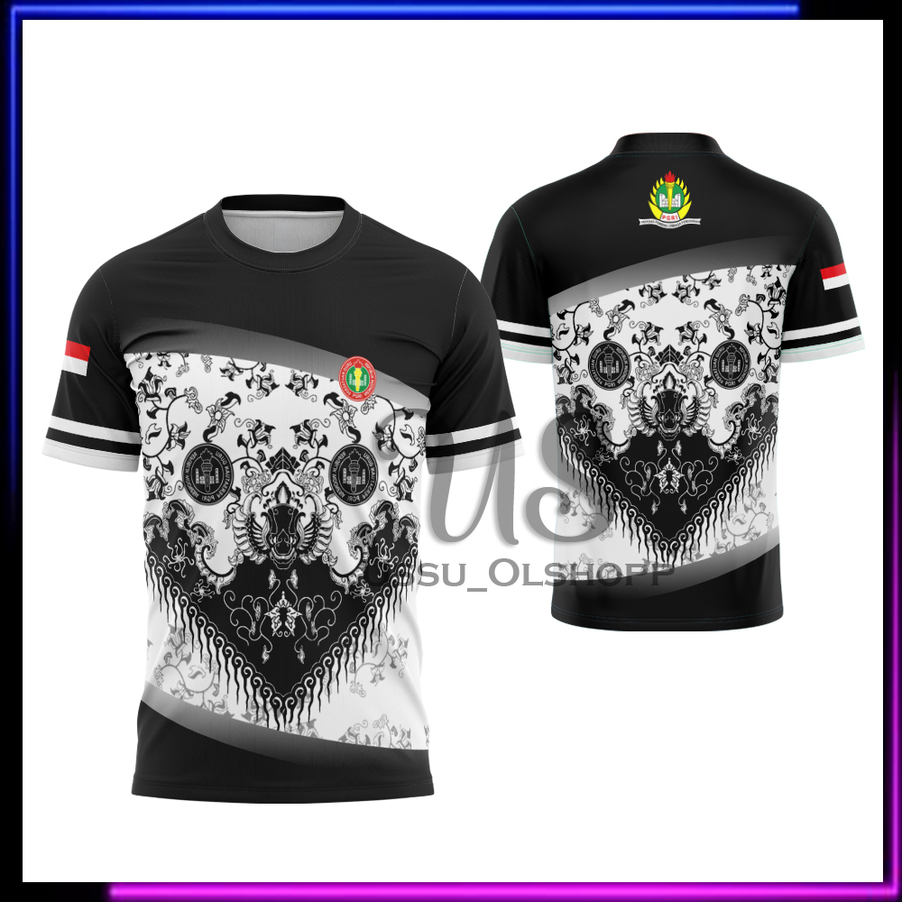 Baju Batik Pria PGRI | Kaos Baju Guru Pria Motif Batik PGRI | Baju Seragam Pgri Pria Lengan Panjang 