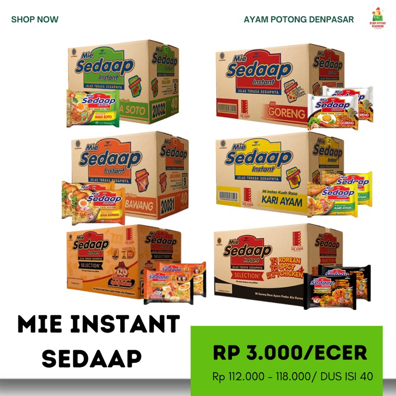 

INDOMIE MIE SEDAP 1DUS ALL VARIAN SEBELUM ORDER BACA DESKRIPSI