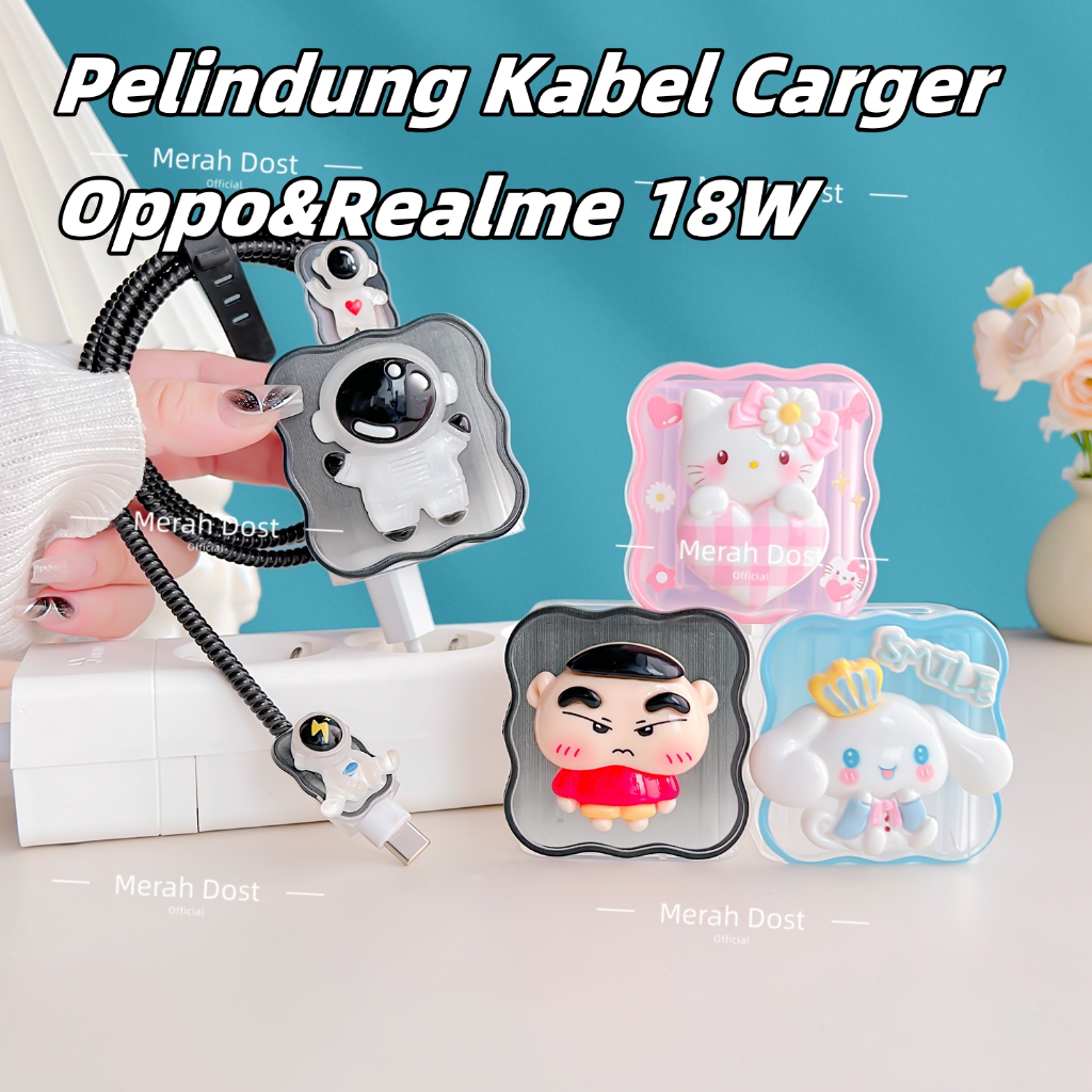 Pelindung Kabel Carger Oppo & Realme 18W Pelindung Adaptor Pelindung Kepala Carger Pelindung Kabel C