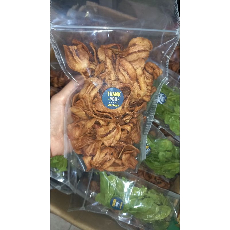 

Keripik pisang sale kering 170gr