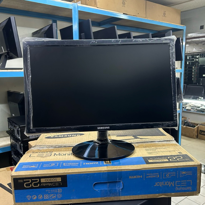 monitor LED SAMSUNG 22 inch port hdmi lengkap box original