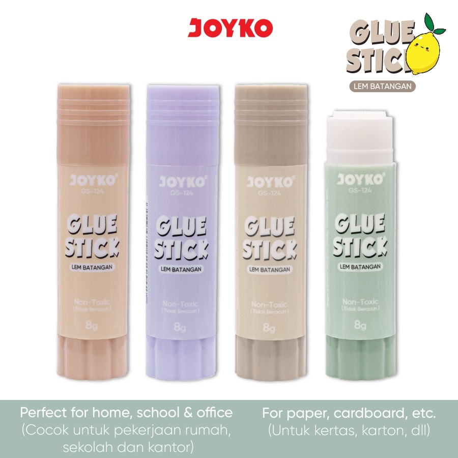 

Glue Stick / Lem Kertas / Lem Batang Joyko GS-124 8gr Morandi