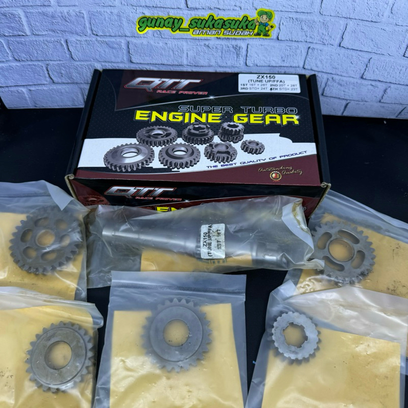 Gear Rasio Qtt Racing Ninja Tune Up FFA