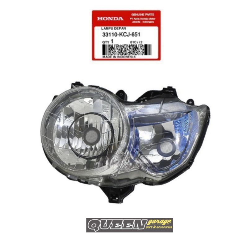 Reflektor Lampu Depan Honda Tiger Revo Pece Original Ahm 33110KCJ651