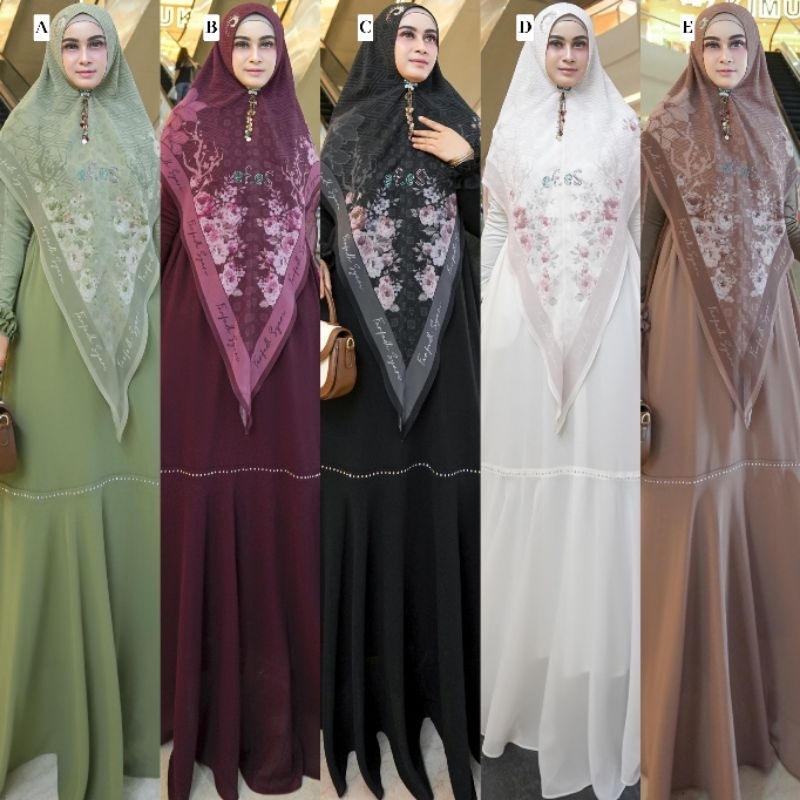 Jahida Series Syari Hitam Umroh Haji by Farfadh Rayhanco Rayhan Co