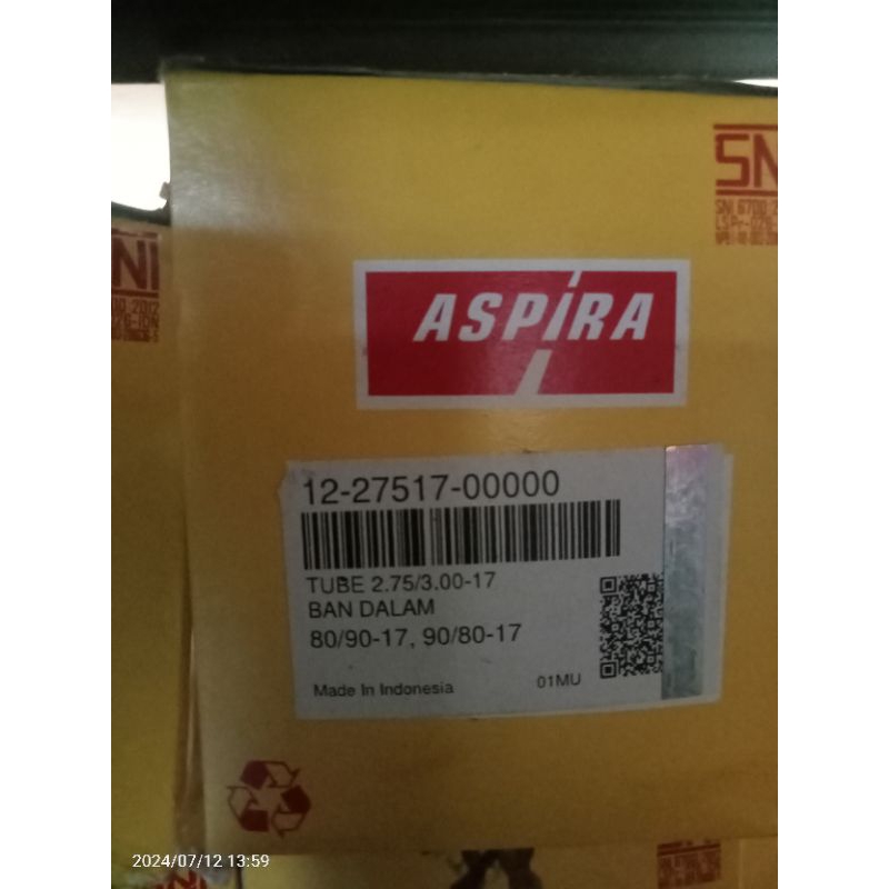 Ban dalam motor Ring 17