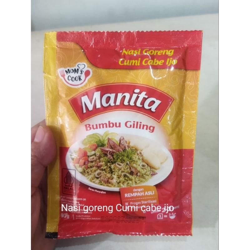 

Manita nasi goreng cumi cabe ijo
