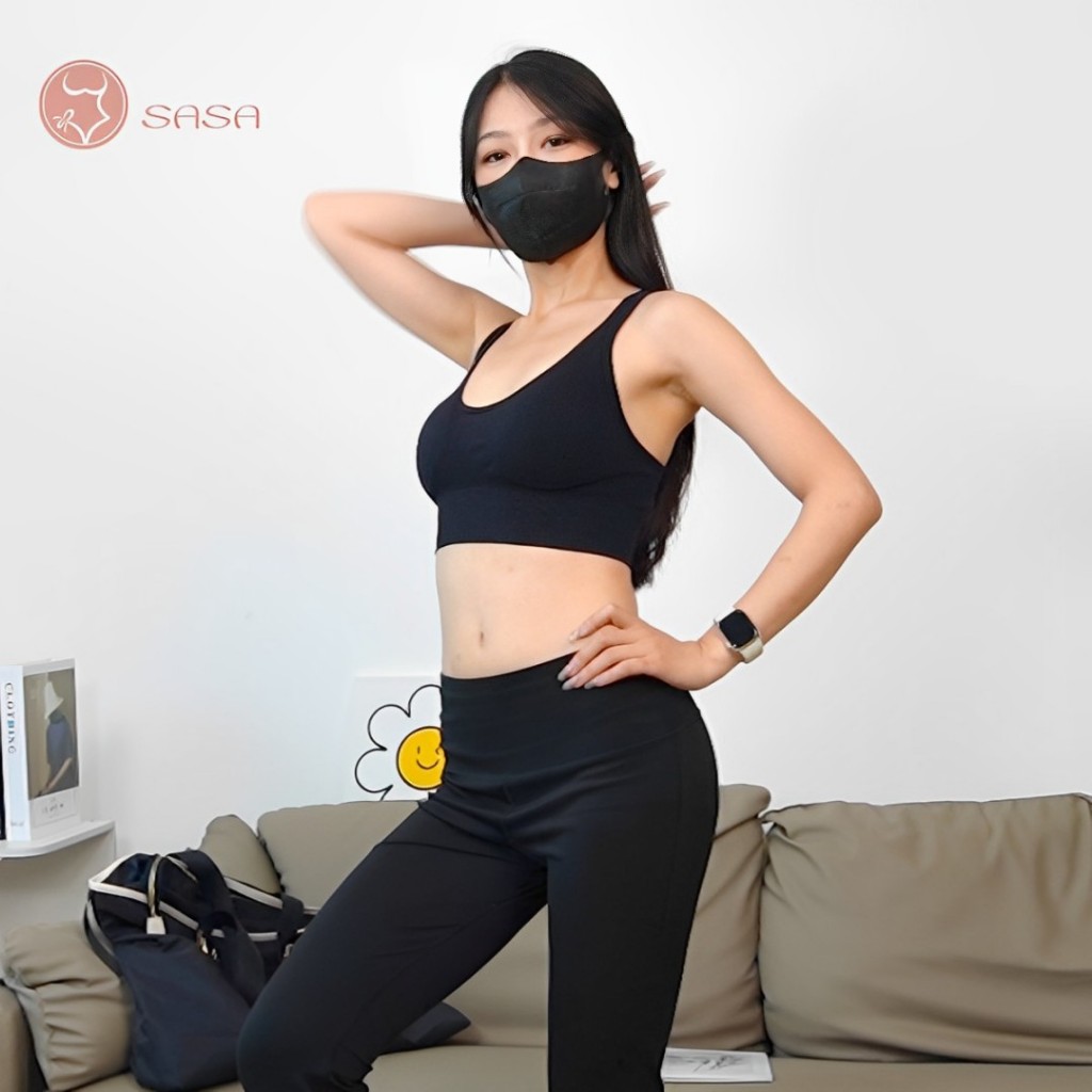 Sport Bra Wanita Tanpa Kawat gym bh Bra Sport Bra Tali Silang