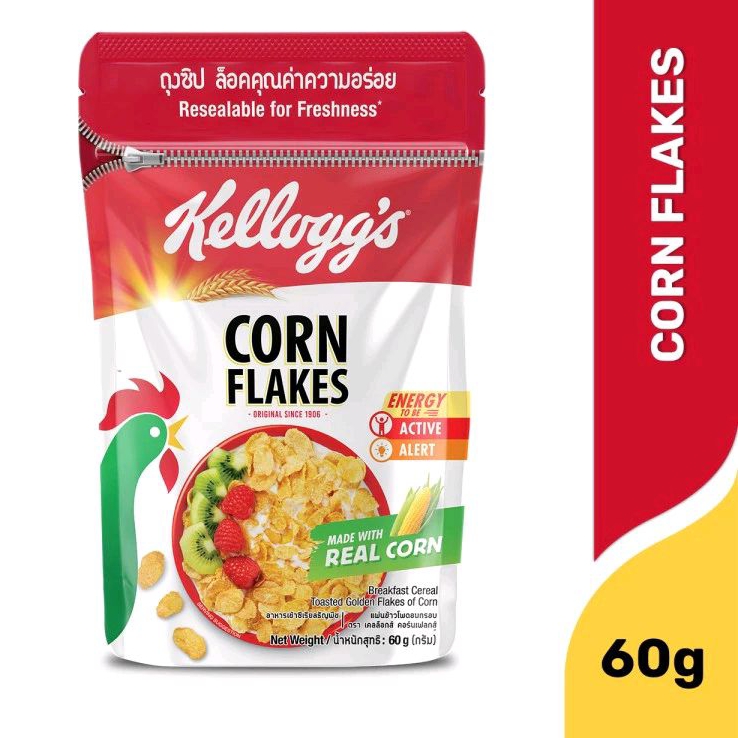 

Cereal Kelloggs Corn Flakes Pouch Sereal 60g