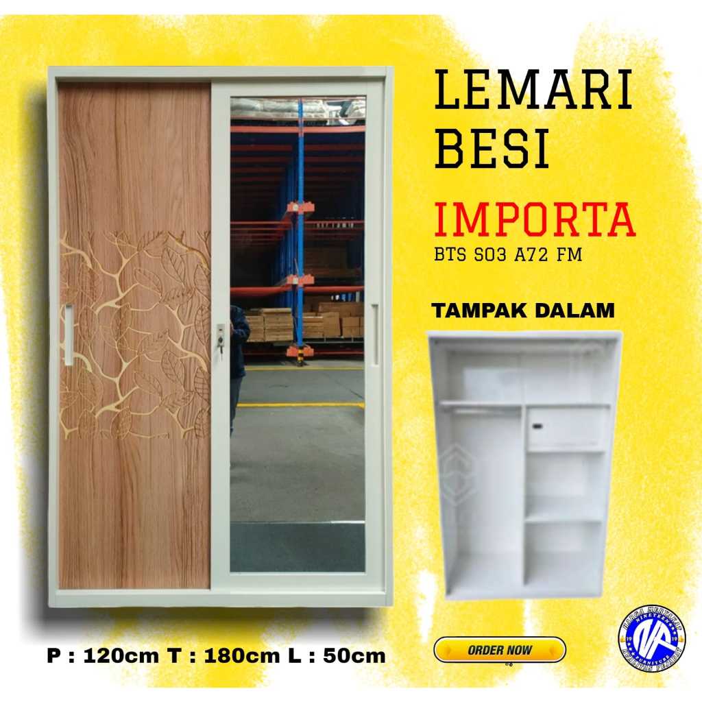 LEMARI BESI IMPORTA BTS S03