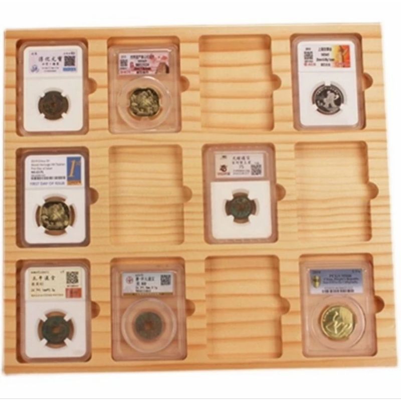 

Display berdiri kayu 12 slab NGC 335x302x25mm
