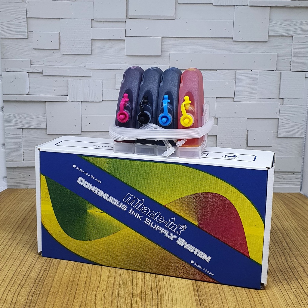 Infus Canon / Ciss Canon / Tinta infus Canon Miracle 4warna Tabung Roket  60ml
