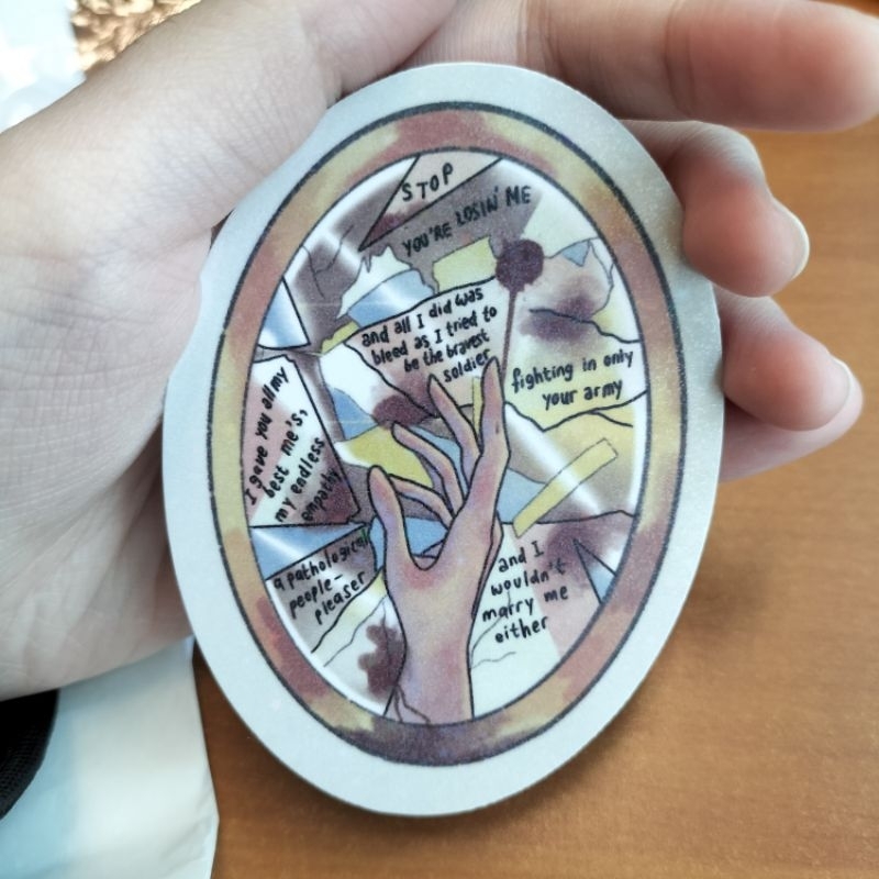 

Taylor Swift Die Cut Stickers(You're losing me) from the vault