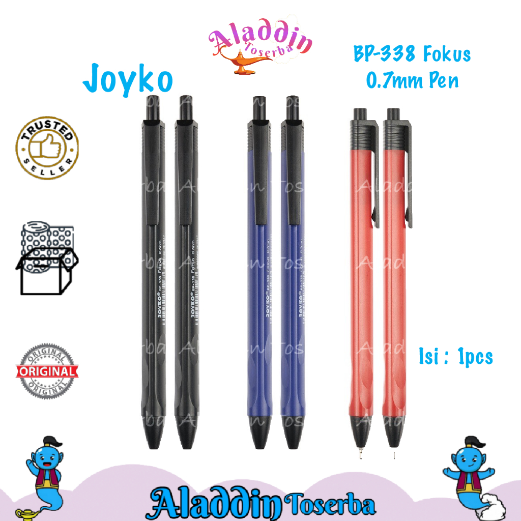 

JOYKO BP-388 VOKUS 0.7MM PEN / PULPEN WARNA / BOLPOIN JOYKO / PULPEN TULIS TINTA